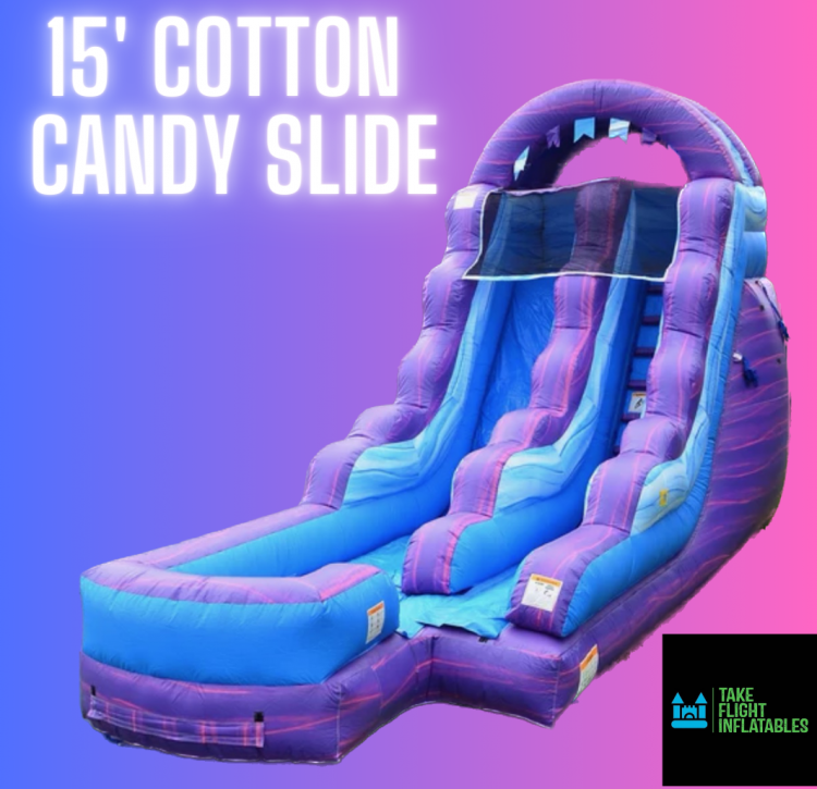 15' Cotton Candy Slide